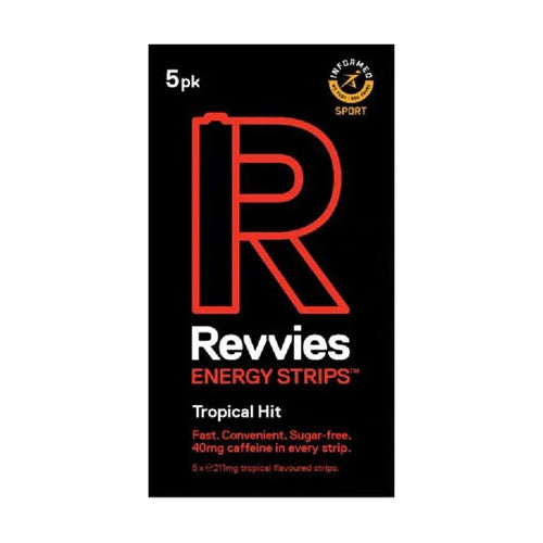 Red Dot Running Company Revvies Energy Strips Tropical Hit 40mg