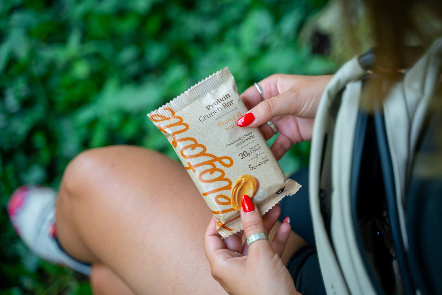 Veloforte - Protein Crunch Bar with Collagen - Peanut & Sea Salt
