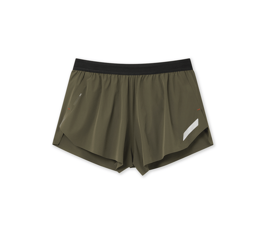 SOAR Running - Split Shorts - Khaki - Men's