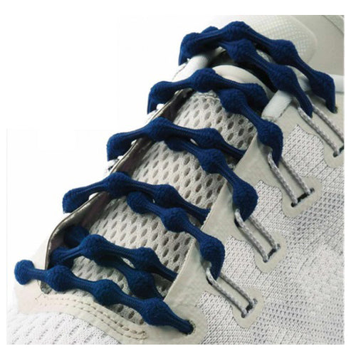 Caterpy - Run No-Tie Shoelaces - Standard (30in / 75cm) - Midnight Blue
