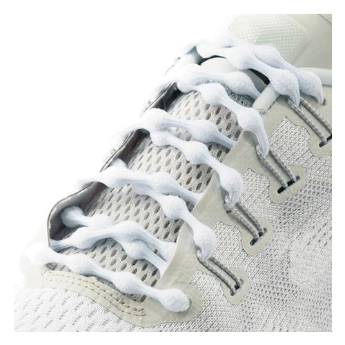Caterpy - Run No-Tie Shoelaces - Standard (30in / 75cm) - Silky White