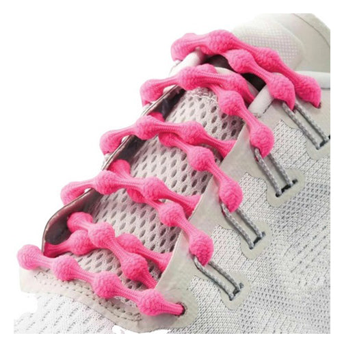 Caterpy - Run No-Tie Shoelaces - Standard (30in / 75cm) - Flamingo Pink