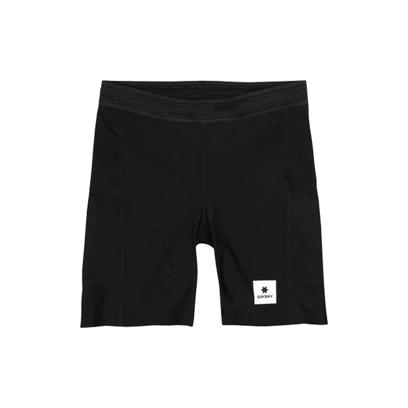 Saysky - Flow+ Race Short Tights 7" - Black - Men's