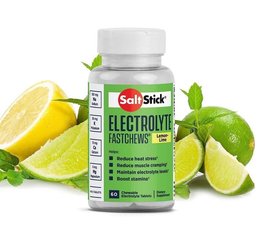 SaltStick - FastChews - Lemon Lime - 60 Tablets Bottle