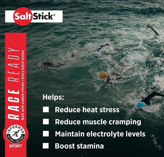SaltStick - Race Ready Caps Plus (Caffeinated) - 4 Capsule Packet