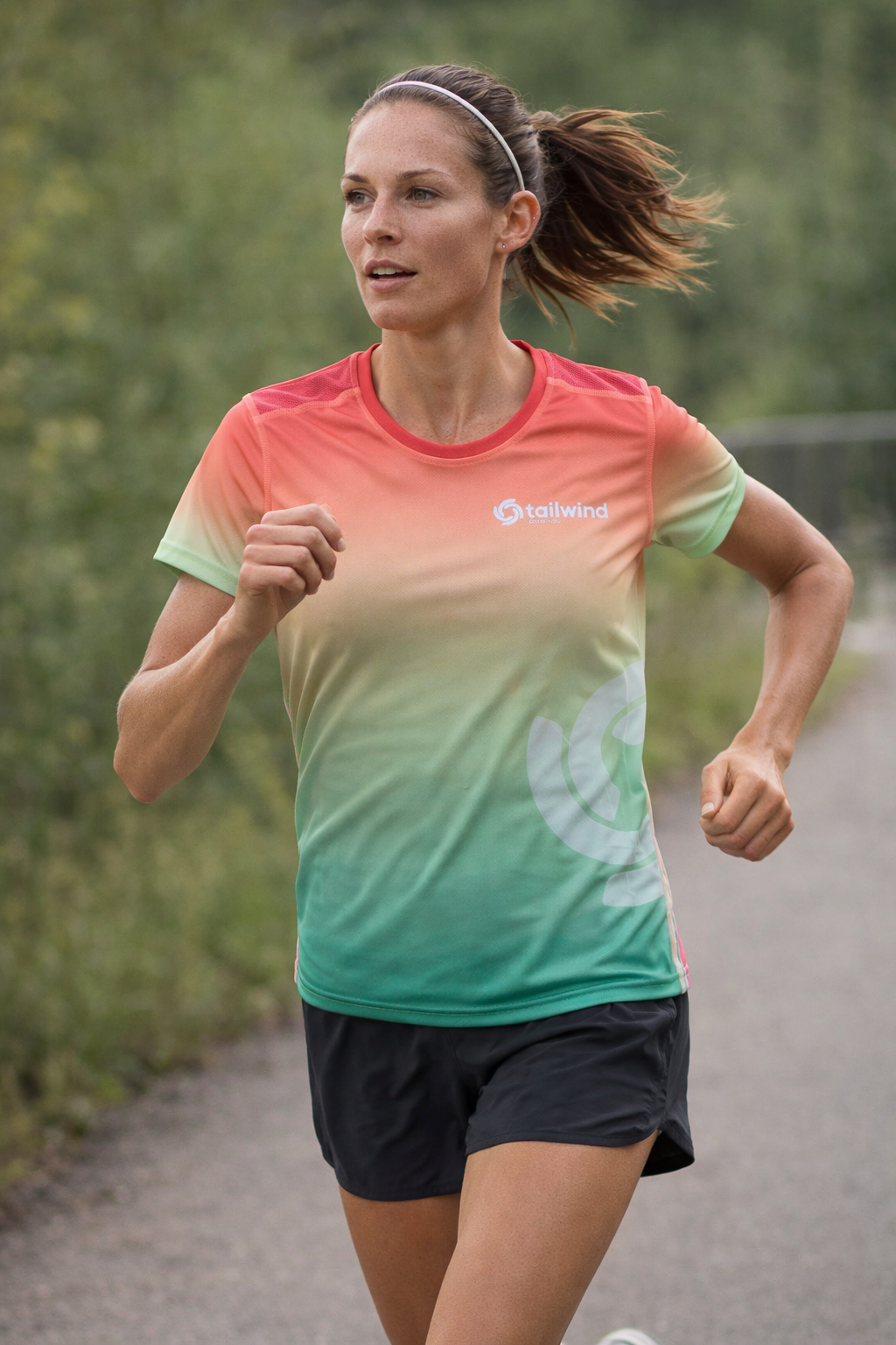 Tailwind Nutrition - Watermelon Gradient Tech Tee - Women's