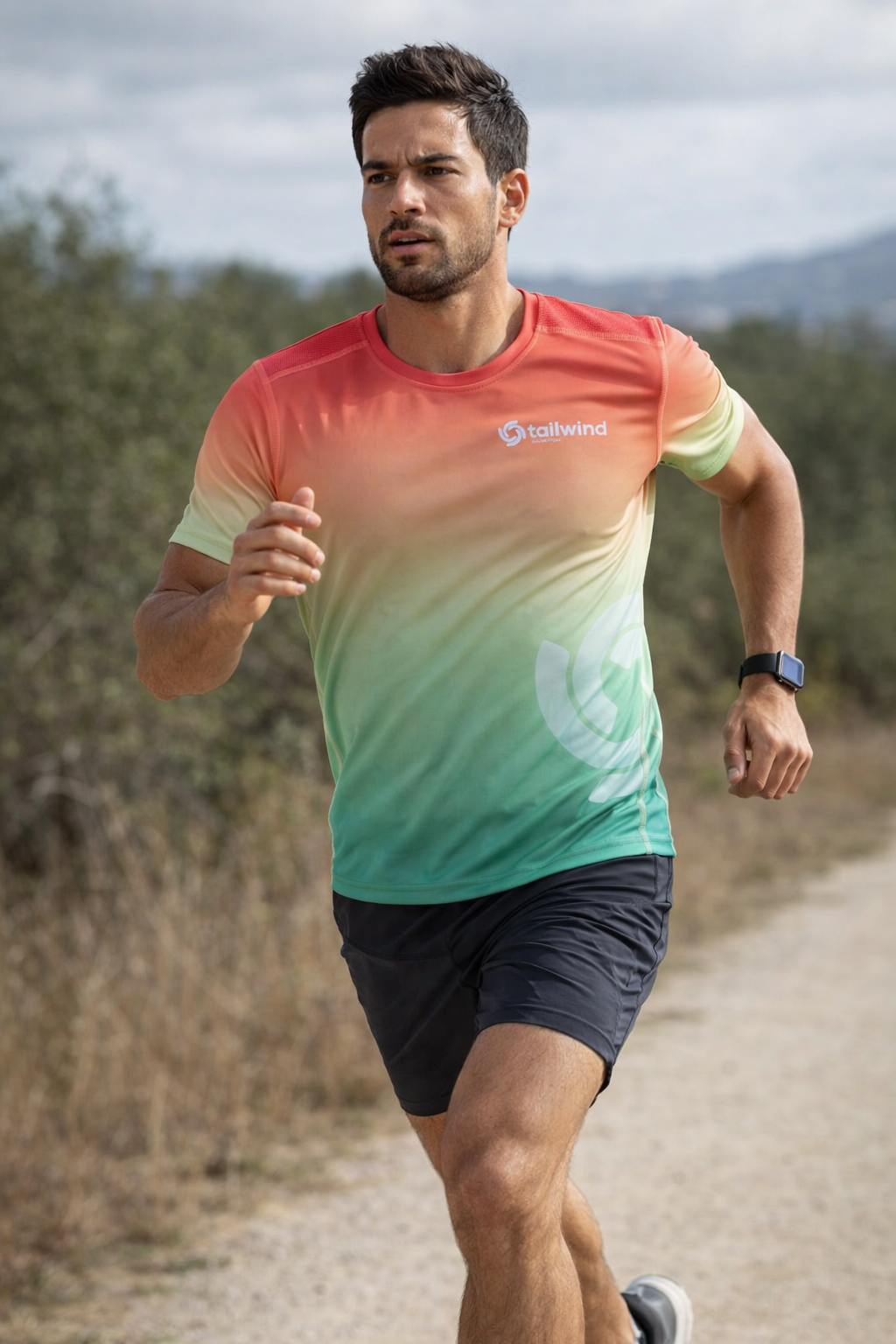 Tailwind Nutrition - Watermelon Gradient Tech Tee - Men's