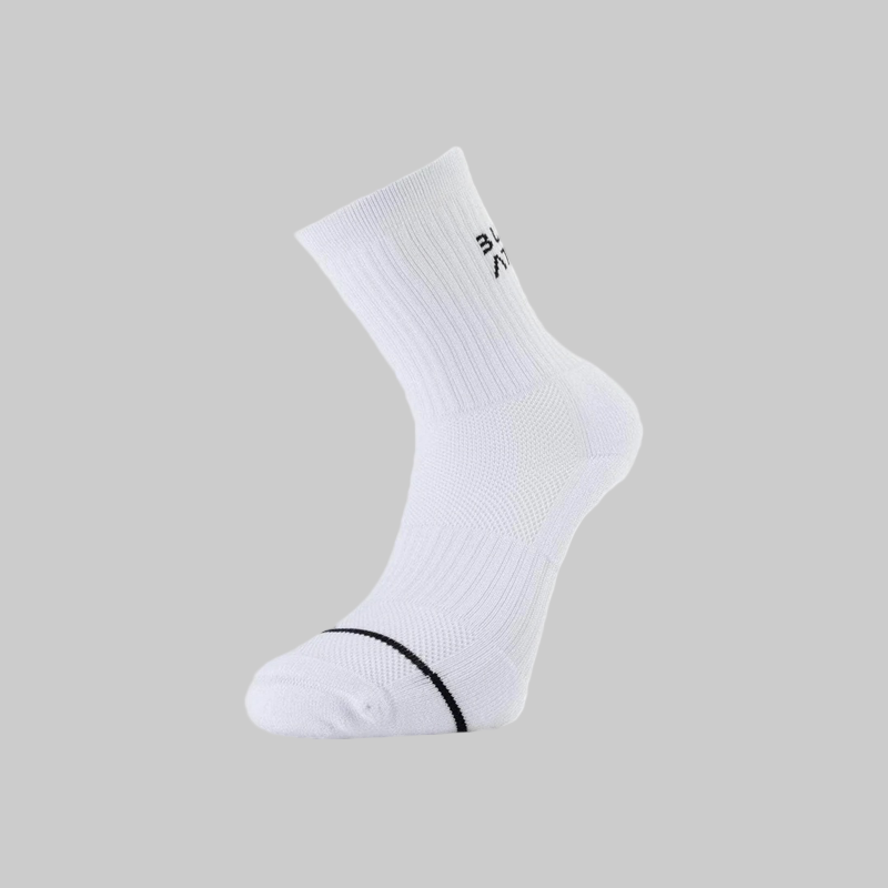 Built for Athletes - Crew Training Socks - White