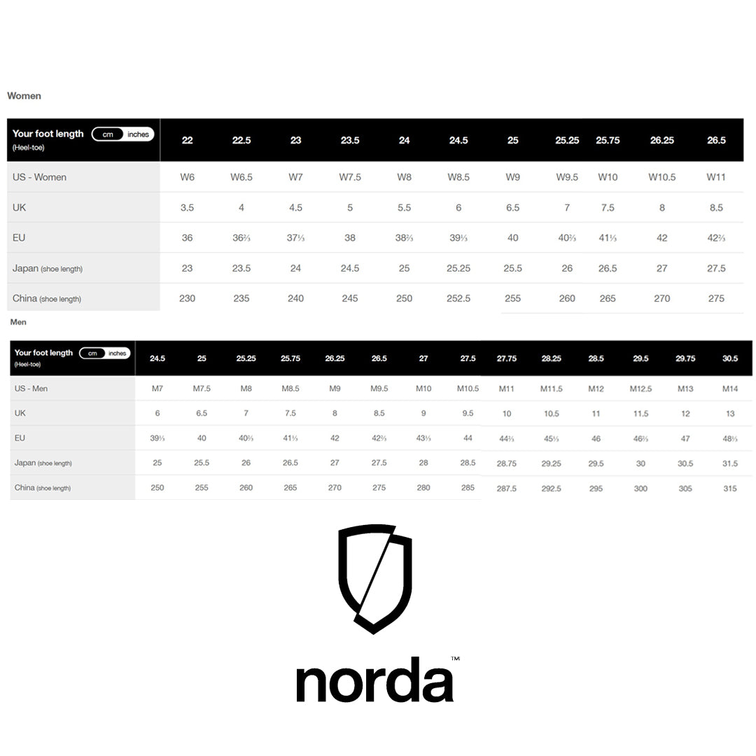 norda - 001A - Stealth Black - Women's