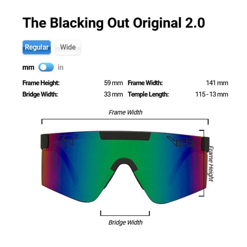 Pit Viper - The Blacking Out Original - Ballistic Blue/Green - Regular