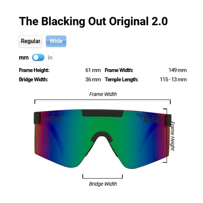 Pit Viper - The Blacking Out Original - Ballistic Blue/Green - Wide