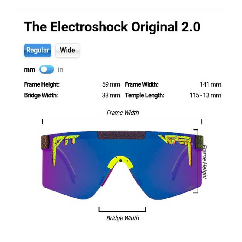 Pit Viper - The Electroshock Original - HDPV Polarized Pink/Purple - Regular