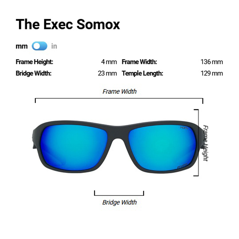 Pit Viper - The Exec Somox - HDPV Polarized Blue