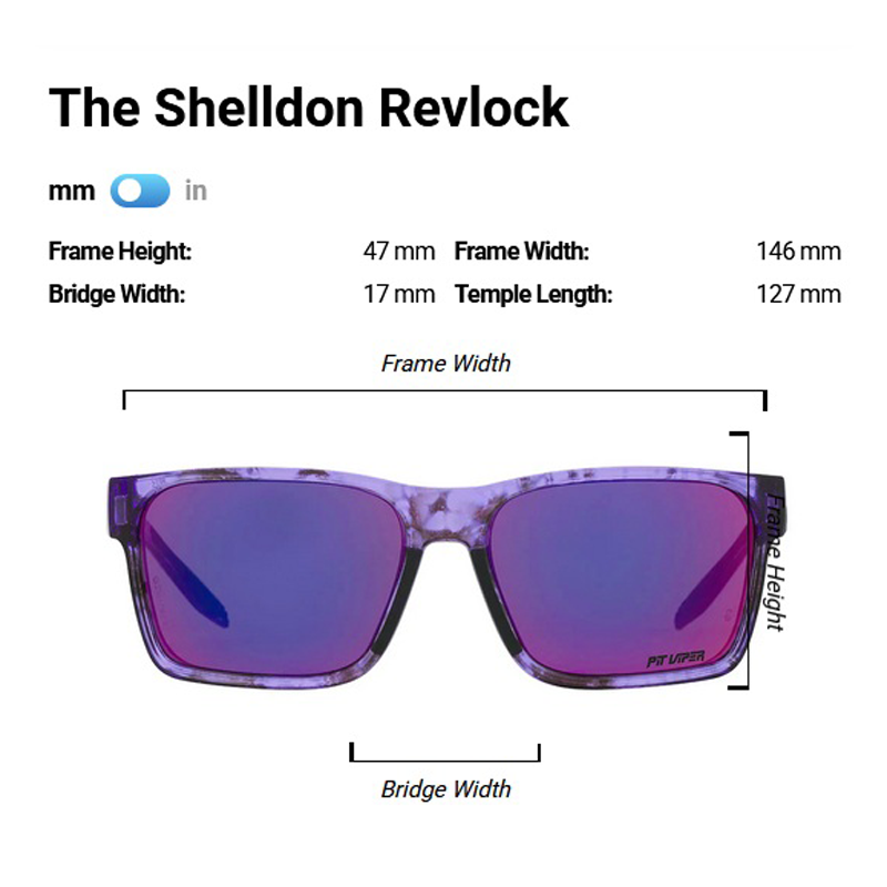 Pit Viper - The Shelldon Revlock - Pink/Purple