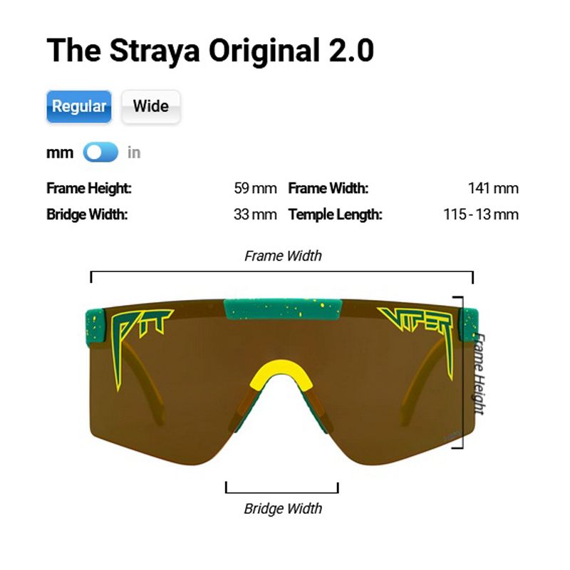 Pit Viper - The Straya Original - HDPV Polarized Gold - Regular