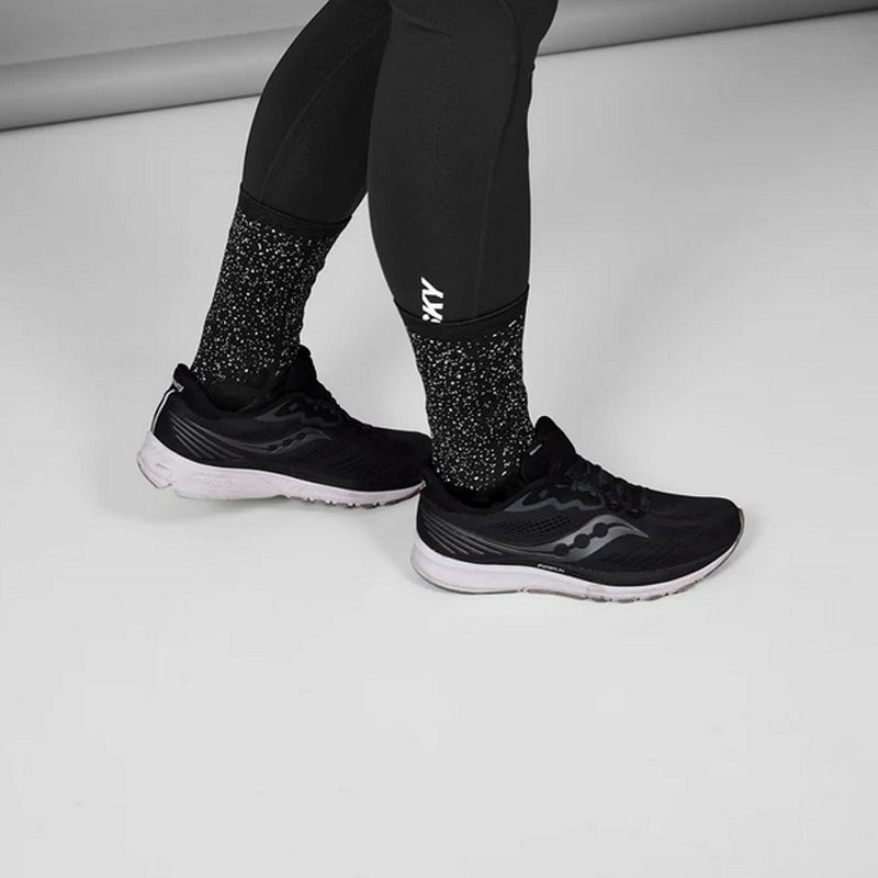 Saysky - Reflective Combat High Socks - Black - Unisex