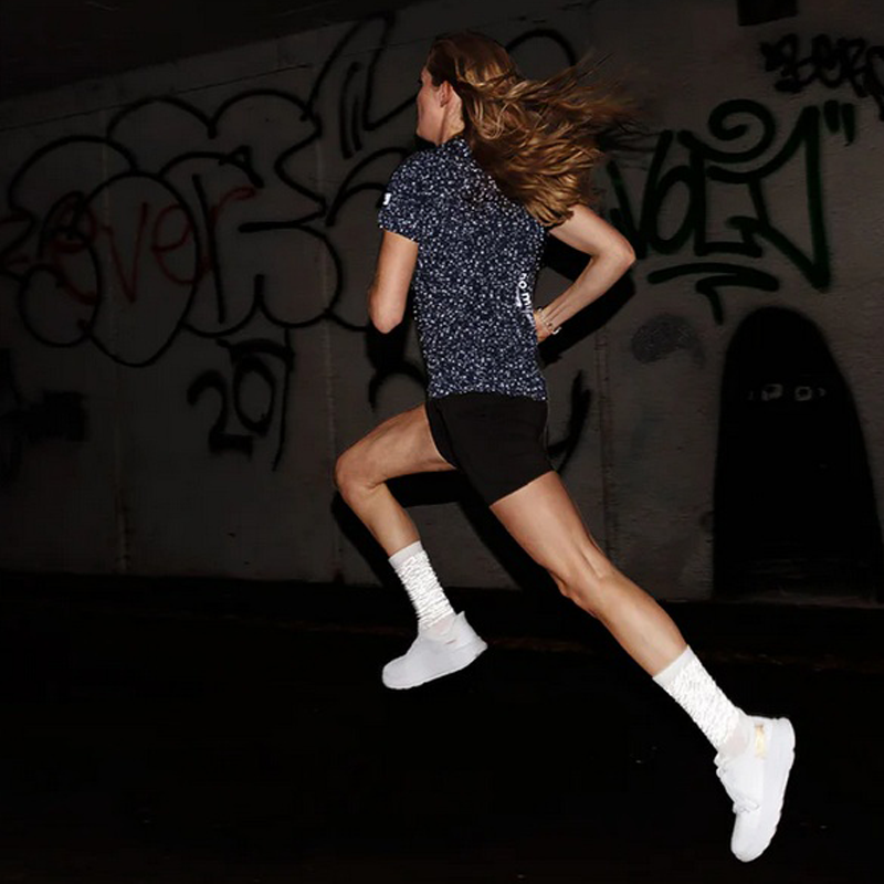 Saysky - Reflective Combat Socks - White - Unisex