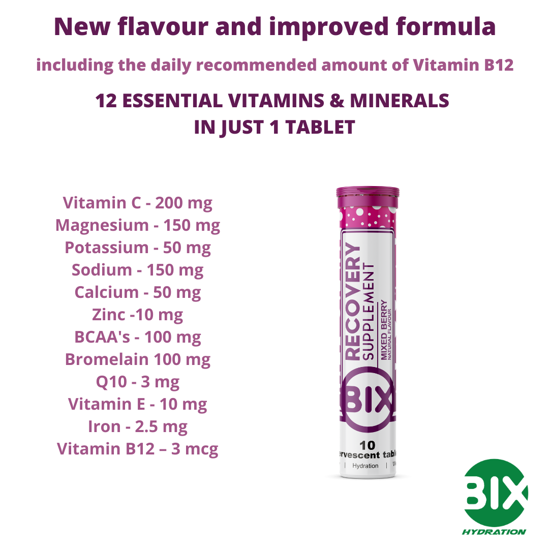 BIX - Recovery Supplement (Mixed Berry Flavour) - Single Tube