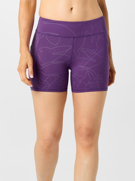 rabbit - Low Light Speed Leggy 4" - Purple Magic Reflective- Women's