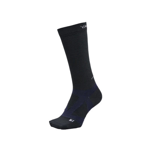 YAMAtune - Spider-Arch Compression - Long Socks - Non-Slip Dots - Black/D.Navy