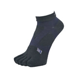 YAMAtune - Spider-Arch Compression - Short 5-Toe Socks - Non-Slip Dots - Black/Dark Navy