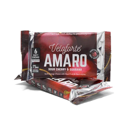 Veloforte - Caffeinated Energy Chews - Amaro (Sour Cherry & Guarana)