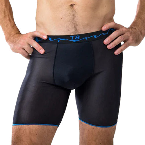 T8 - Commando Running Underwear - Black - Men's