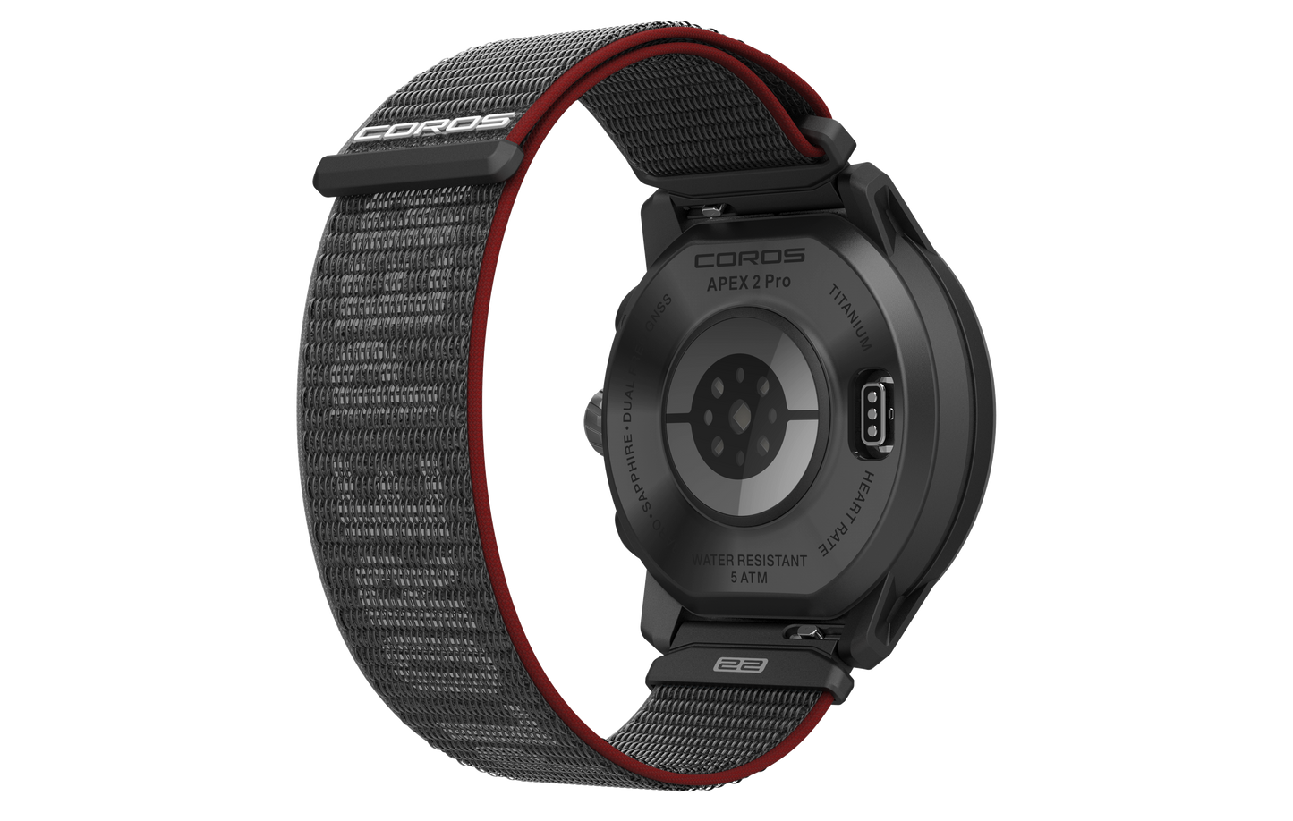 COROS - Watch Band - 22mm - Nylon (APEX 2 Pro / APEX Pro / APEX 46mm) - Grey