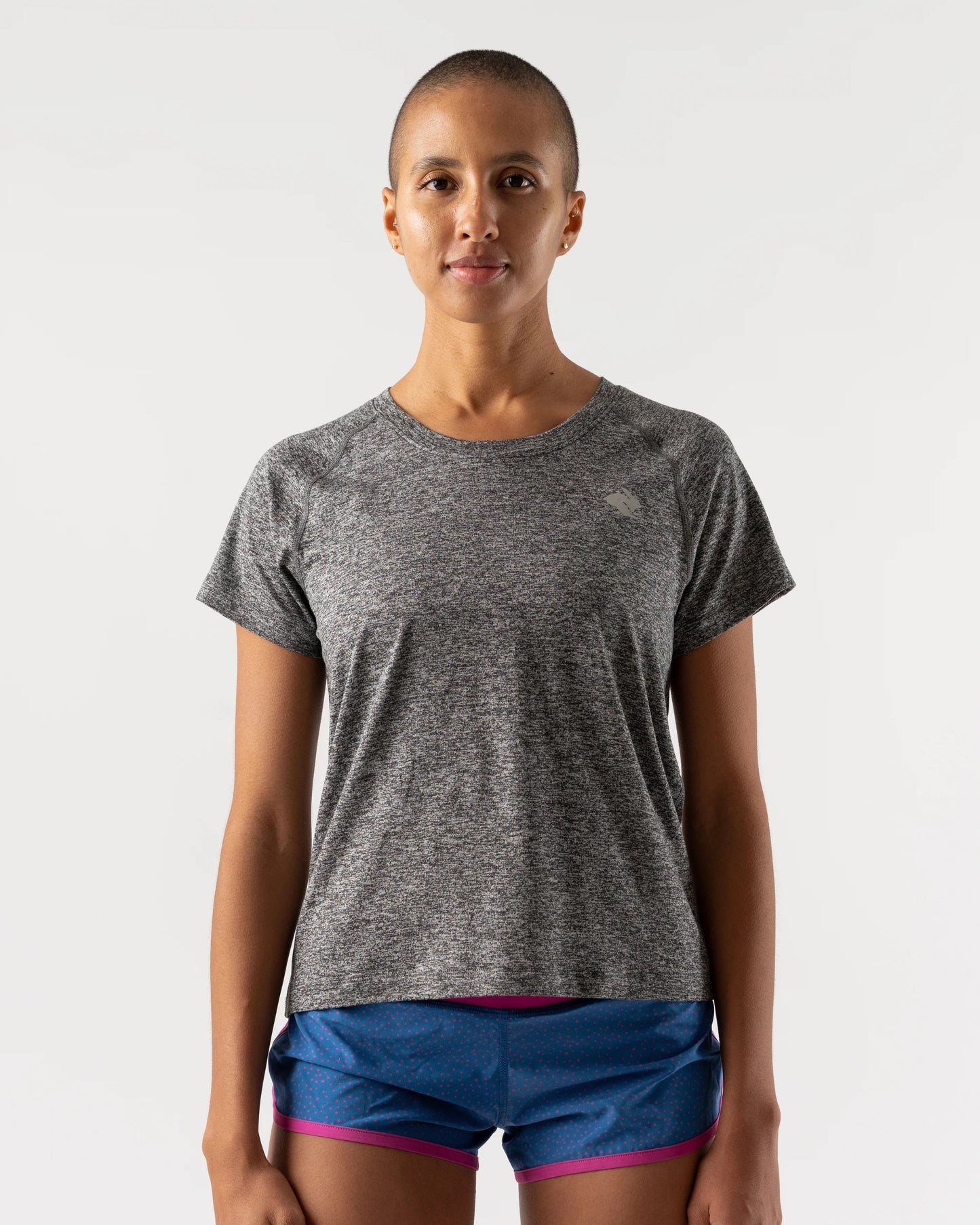 rabbit - EZ Tee Cropped - Charcoal - Women's