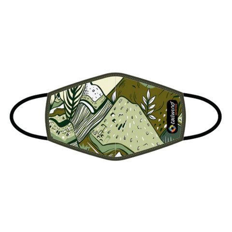 Tailwind - Face Mask (Adult) by BOCO Gear - GREEN