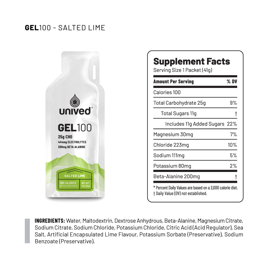 Unived - Gel 100 - Salted Lime