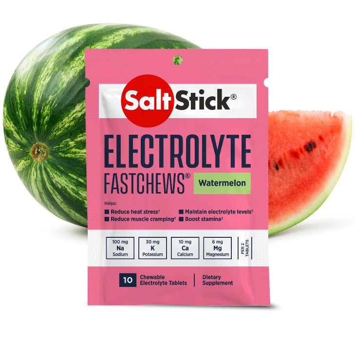 SaltStick - FastChews - Watermelon - 10 Tablets Packet