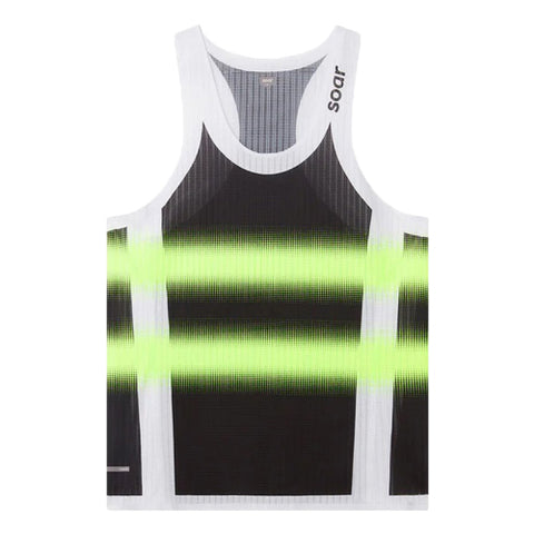 SOAR Running - Race Vest - Black/Fluro Green - Men's