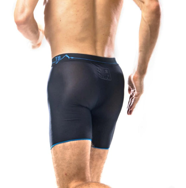 T8 - Commando Running Underwear - Black - Men's