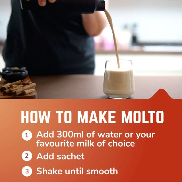 Veloforte - Recovery Protein Shake - Molto (Madagascan Vanilla & Cinnamon) - Single-Serve
