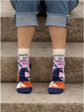 Blue Q - Women's Ankle Socks - Where My Girls At