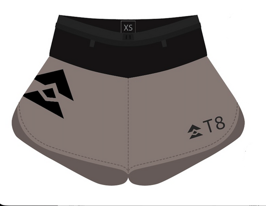 T8 - Sherpa Shorts V2 - Latte - Women's
