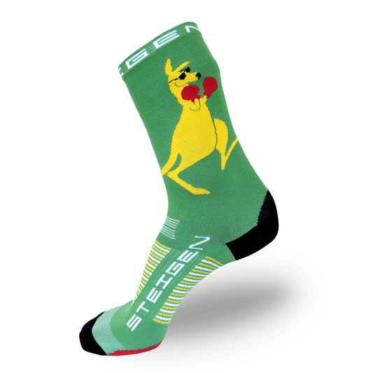 Steigen - 3/4 Length Running Socks - Aussie Kangaroo
