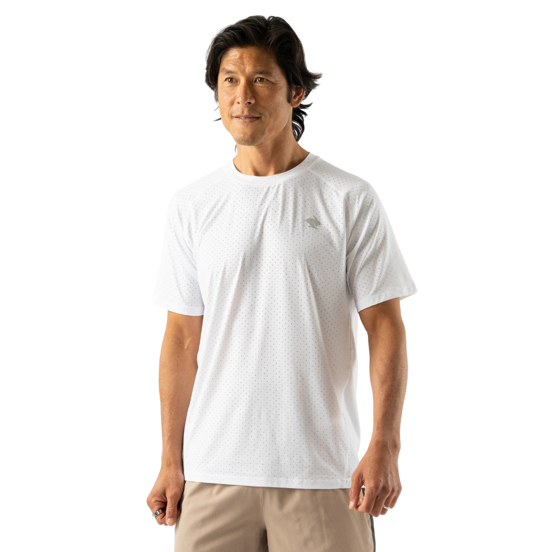 rabbit - ICE Perf Tee SS - White - Men's