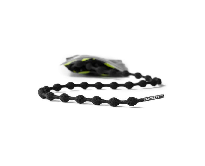 Caterpy - Run No-Tie Shoelaces - Standard (30in / 75cm) - Jaguar Black