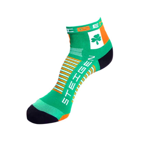 Steigen - 1/4 Length Running Socks - Irish Green