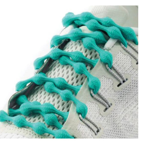 Caterpy - Run No-Tie Shoelaces - Standard (30in / 75cm) - Sea Green