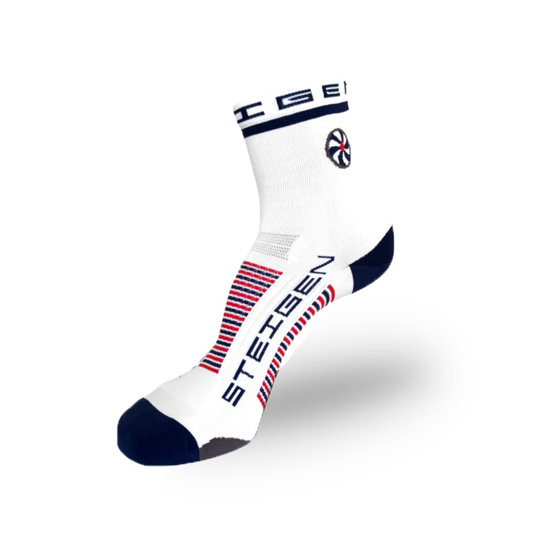 Steigen - 1/2 Length Running Socks - White