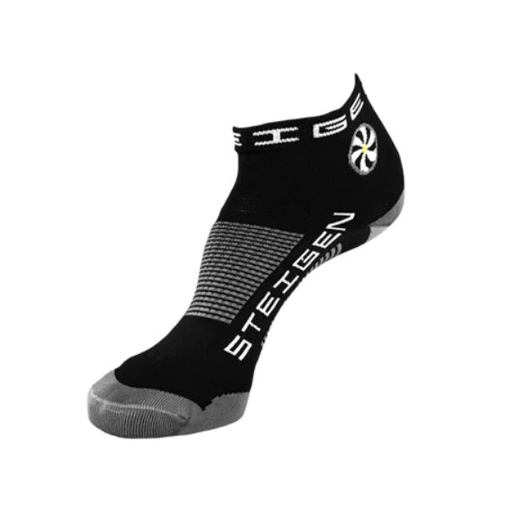 Steigen - 1/4 Length Running Socks - Black