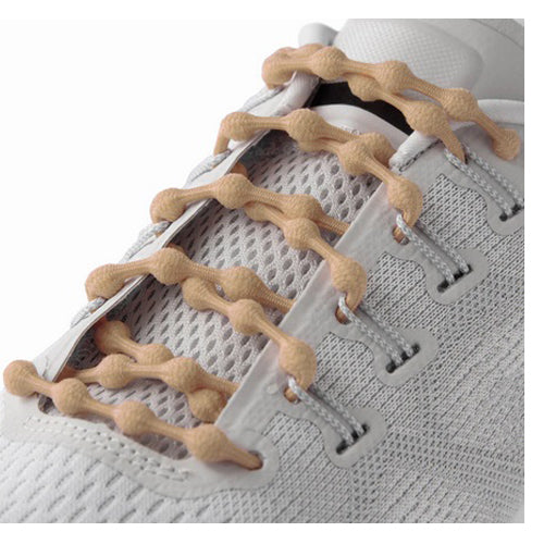 Caterpy - Run No-Tie Shoelaces - Standard (30in / 75cm) - Sand Dune