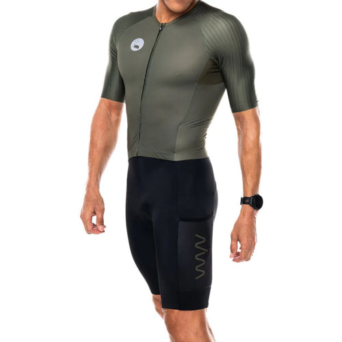 WYN republic - Hi Velocity X Triathlon Suit - Olive - Men's