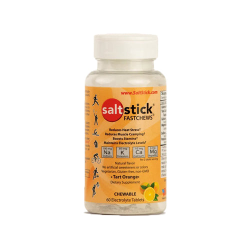 SaltStick - FastChews - Tart Orange - 60 Tablets Bottle