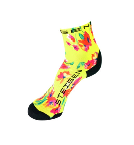 Steigen - 1/2 Length - Running Socks - Spring Floral