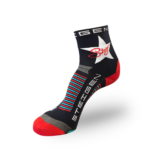 Steigen - 1/2 Length Running Socks - Rock Star