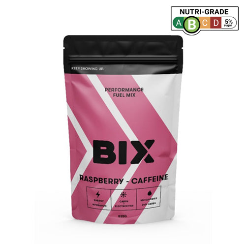 BIX - Performance Fuel Mix - 820g Bag - Raspberry-Caffeine